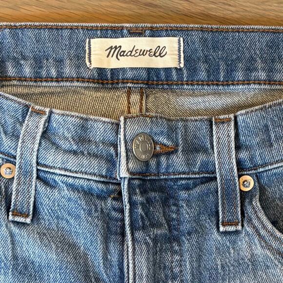 Madewell Cali Demi-Boot Straight Leg Cropped Jeans Stretch Women’s Size 27 - Picture 4 of 9